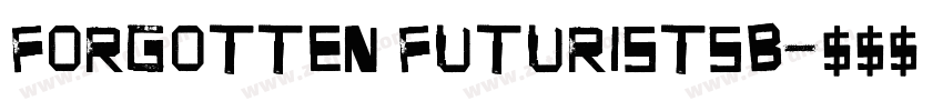 forgotten futuristsb字体转换